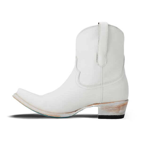 Emma Jane Bootie - Matte White