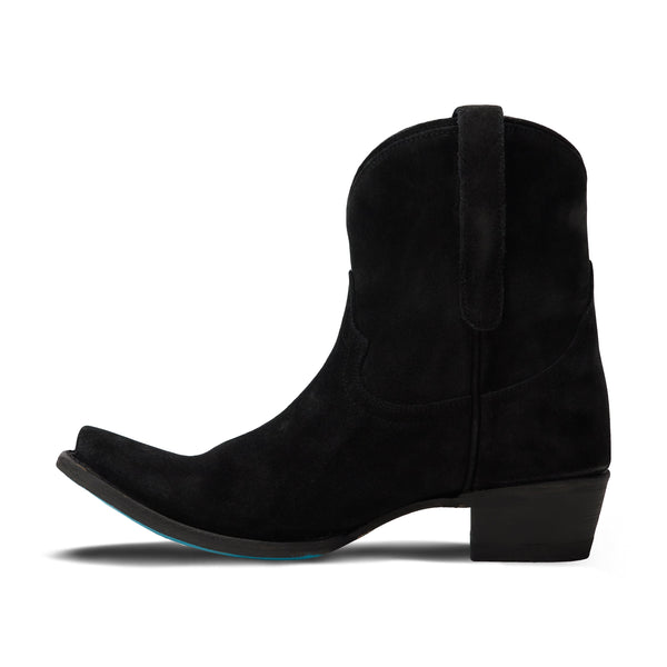 Emma Jane Bootie - Soft Black Suede