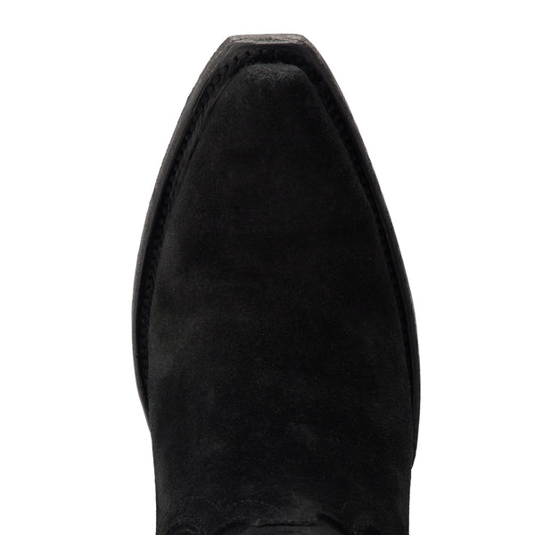 Emma Jane Bootie - Soft Black Suede
