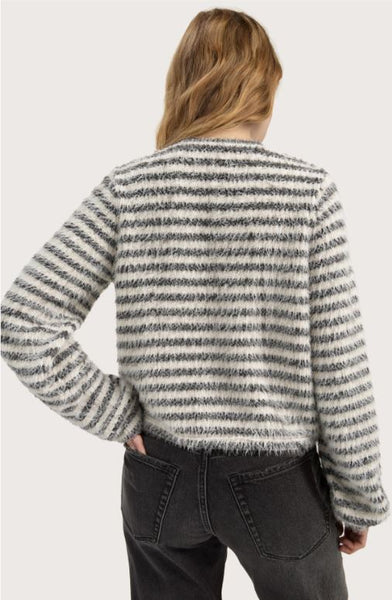Long Sleeve Boatneck Knit Top