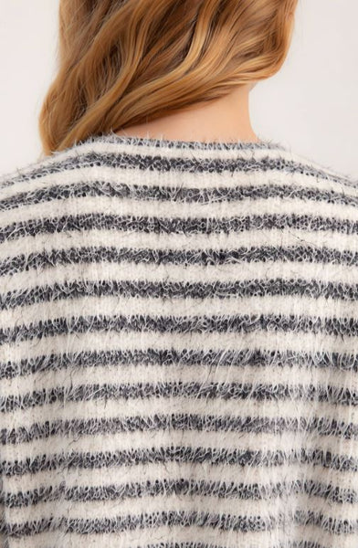 Long Sleeve Boatneck Knit Top