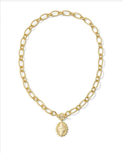 Kendra Scott Mama Link and Chain Necklace in Gold Metal