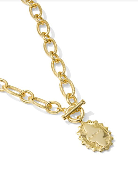 Kendra Scott Mama Link and Chain Necklace in Gold Metal