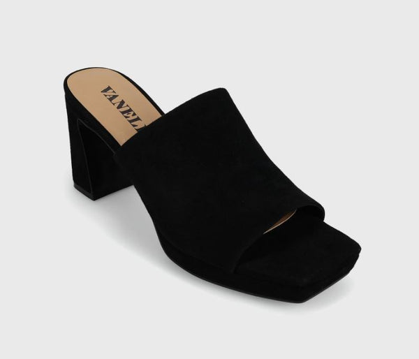 Vaneli Mantie Black Suede