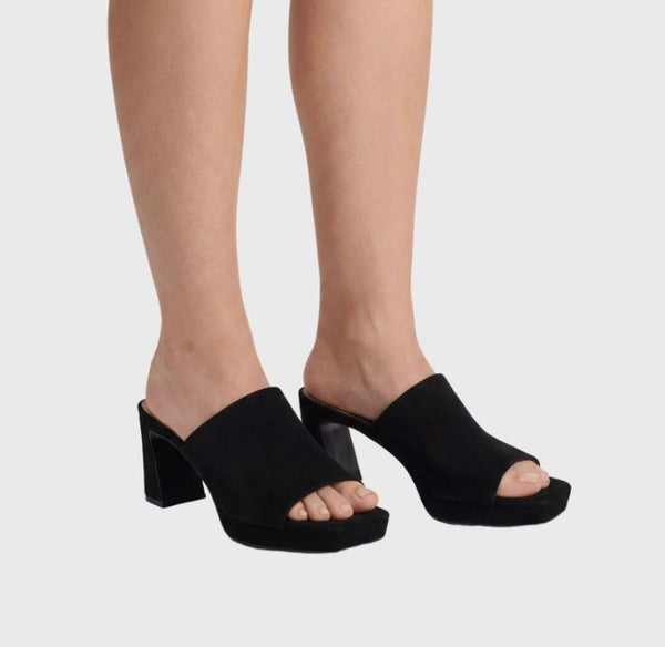 Vaneli Mantie Black Suede