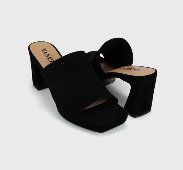 Vaneli Mantie Black Suede