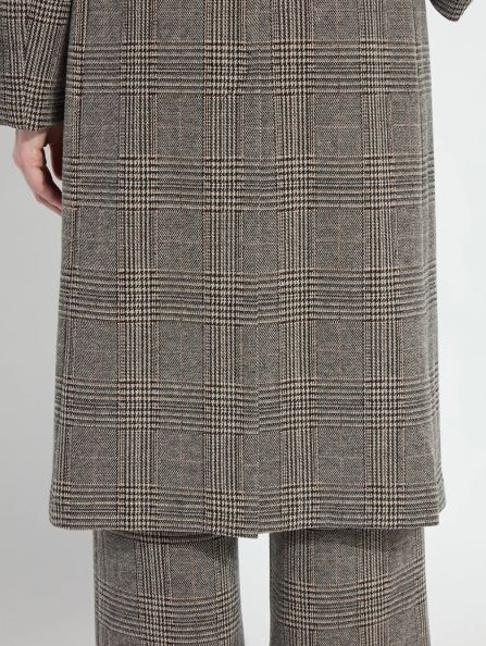 Marla Brushed Ponte Belted Trench Coat
