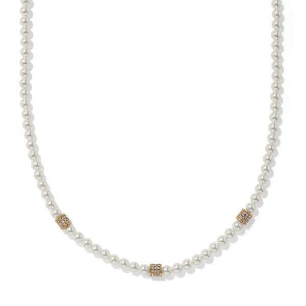 Meridian Petite Pearl Station Necklace