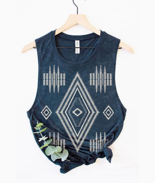 Tribal Aztec Tank Top