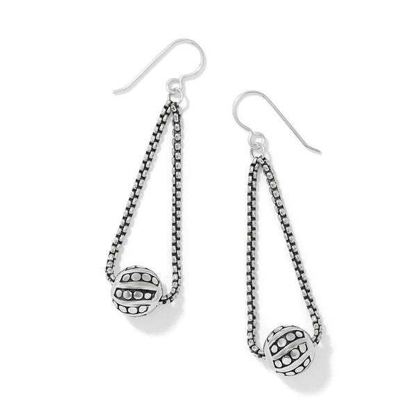 Pebble Dot Bola French Wire Earrings