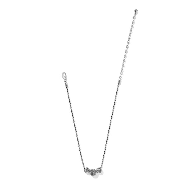 Pebble Dot Bola Trio Necklace
