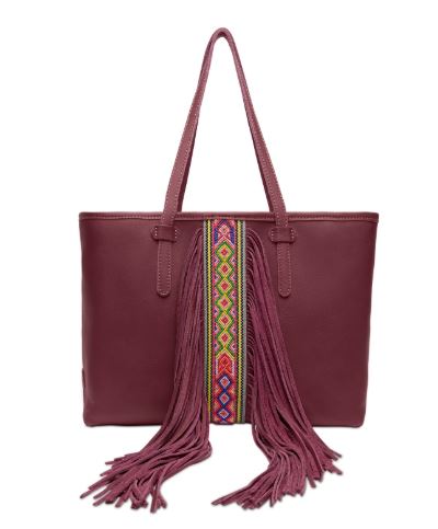 Consuela Breezy Fringe in Plum