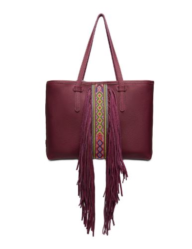 Consuela Breezy Fringe in Plum