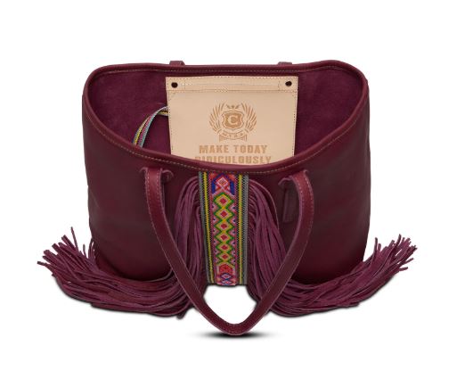 Consuela Breezy Fringe in Plum