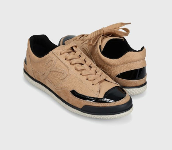 Vaneli Potsie in Light Fawn Milled Calf