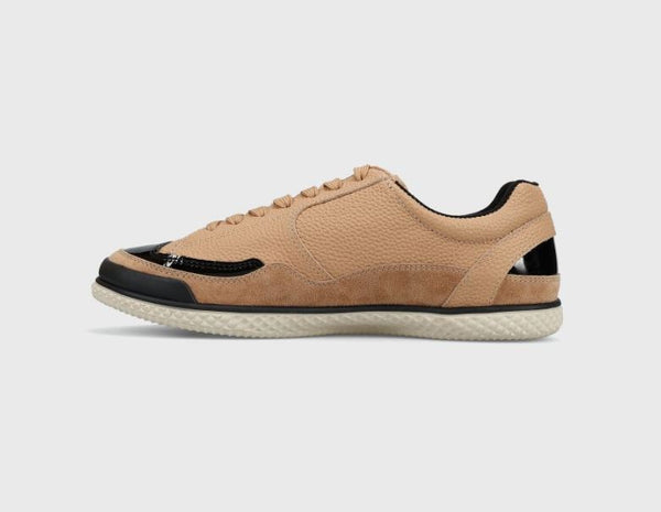 Vaneli Potsie in Light Fawn Milled Calf