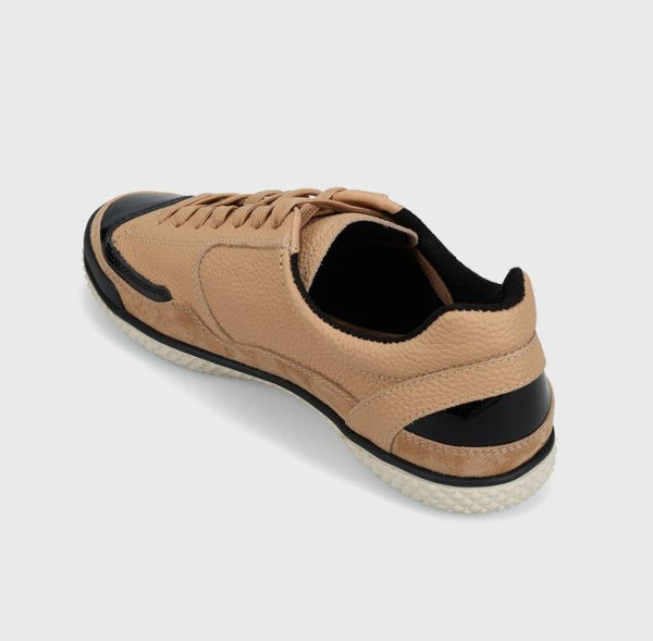 Vaneli Potsie in Light Fawn Milled Calf