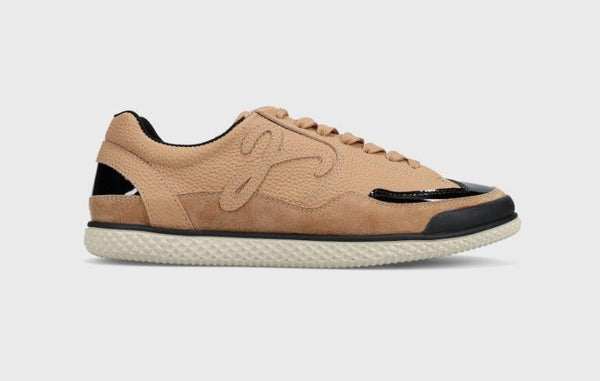 Vaneli Potsie in Light Fawn Milled Calf