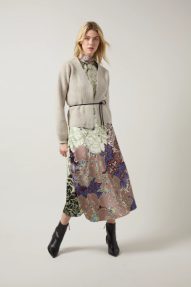 Ravenna Peplum Knitted Cardigan
