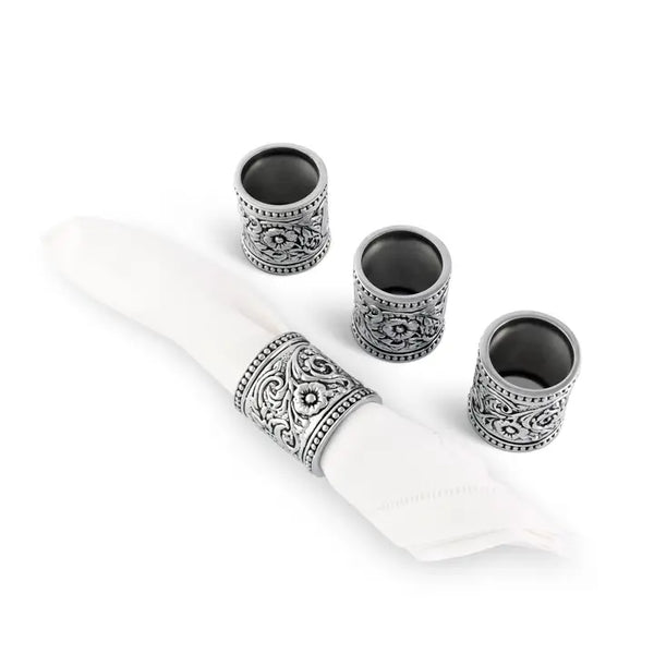 Arthur Court Concho Pattern Napkin Rings
