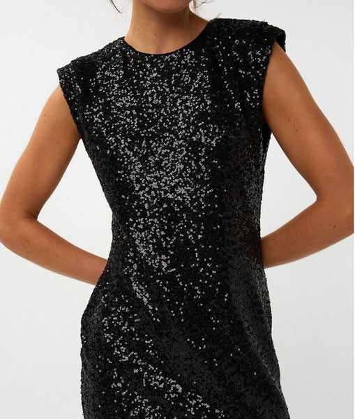 Esqualo Sequin Sleeveless Dress