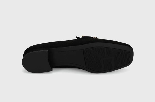Vaneli Shaine Black Suede