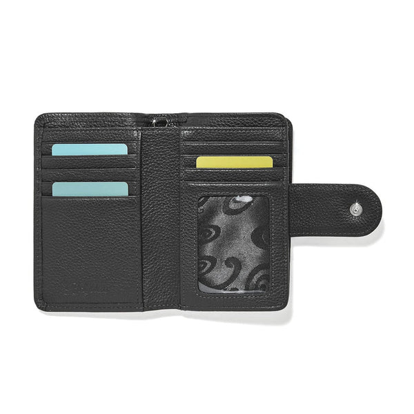 Brighton Black/Brown Shelby Medium Wallet