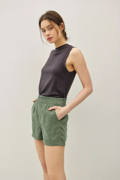 Tencel Short w/Elastic Waistband