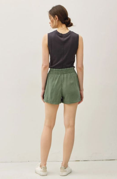Tencel Short w/Elastic Waistband