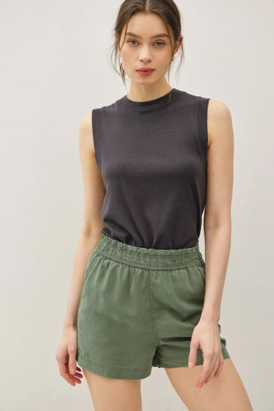 Tencel Short w/Elastic Waistband