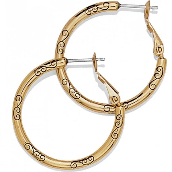 Brighton Small Hoop Charm Earrings