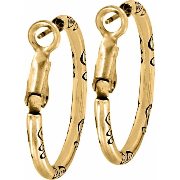 Brighton Small Hoop Charm Earrings