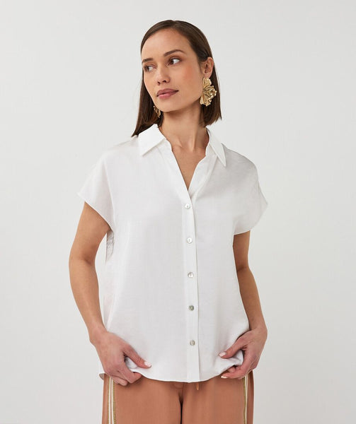 Esqualo Sateen Sleeveless Blouse