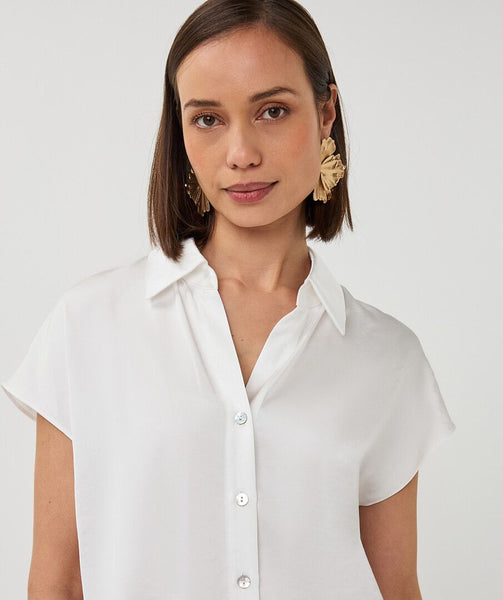Esqualo Sateen Sleeveless Blouse