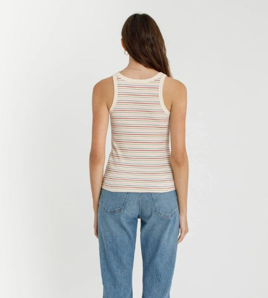 Ribbed Striped Tank