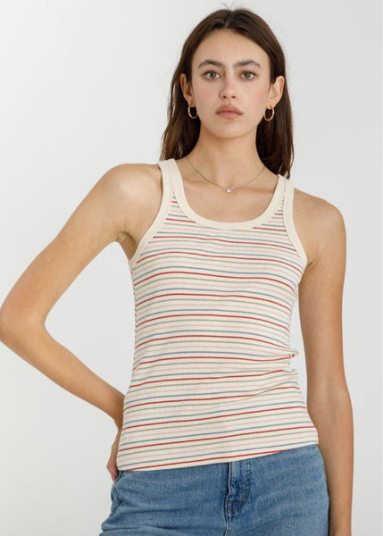 Ribbed Striped Tank