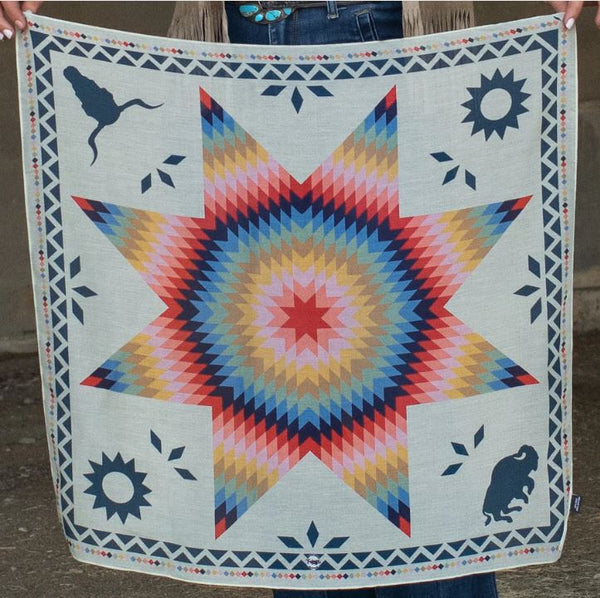 Fringe Scarves Sun Star Quilt