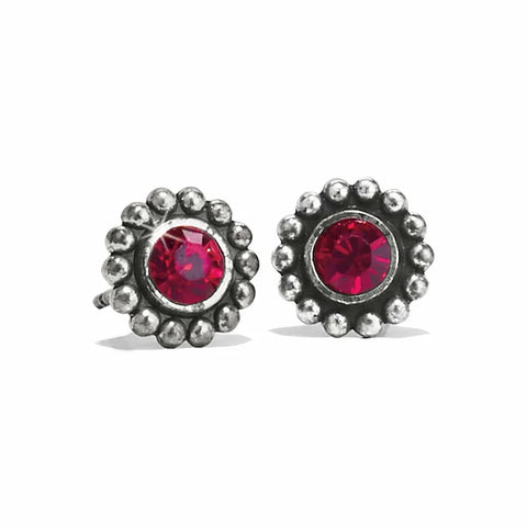 Brighton Twinkle Garnet Mini Post Earring