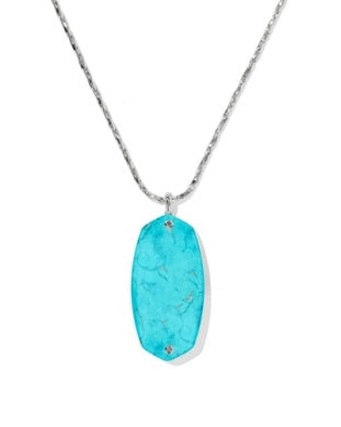Daniella Riveted Long Pendant Necklace