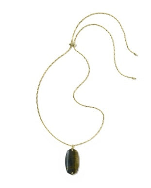 Danielle Riveted Long Pendant Necklace