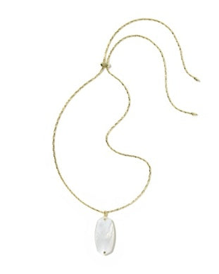Danielle Riveted Long Pendant Necklace