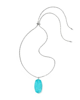 Daniella Riveted Long Pendant Necklace