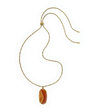 Danielle Riveted Long Pendant Necklace