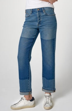 Sloan Slouchy Girlfriend Cuffed Jeans