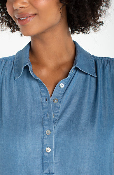 Popover Collared Shirt