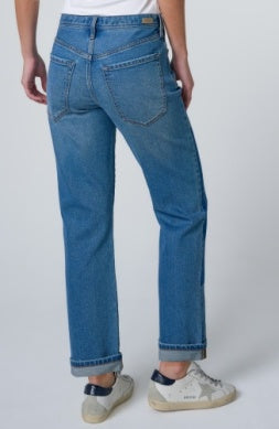 Sloan Slouchy Girlfriend Cuffed Jeans