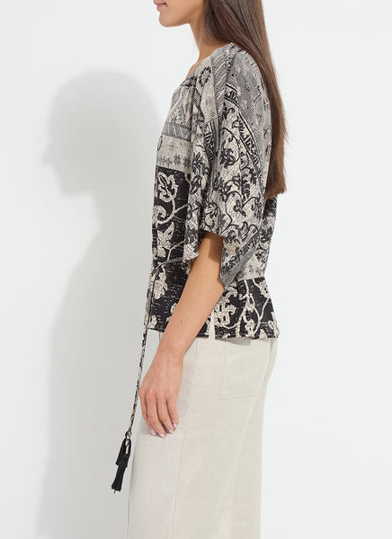 Ipanema Printed Dolman Sleeve Top