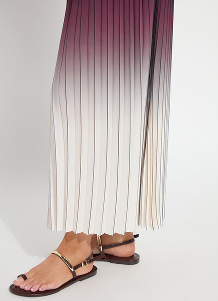 Lorena Pleated Chiffon Midi Dress