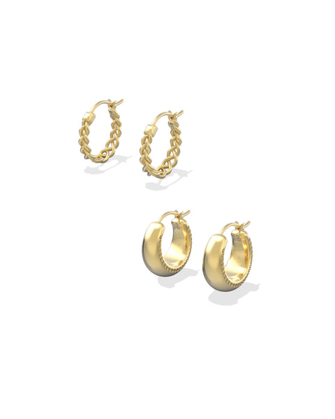 Kendra Scott Gariella Set of Huggie Earrings