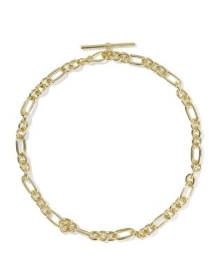 Embry Link Chain Necklace in Gold